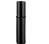 AurolaGlow Perfume Atomiser - Refillable Travel Perfume Atomizer 5ml - Leak Proof, Luxury Mini Spray Bottle for Women & Men - Classic Matte Black