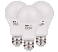 AUROLITE Pack of 3 LED Bulbs, A60/GLS, E27/ES Cap, 12 Watts (100 Watts Equivalent) 960 Lumens, Warm White (3000K), Ideal for Living Room, Bedroom, Kitchen, Hallway, Hotel, B&B