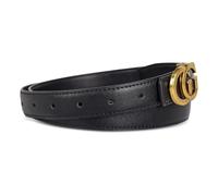 Aurolran Women's Leather Belt with Buckle - Ideal for Dresses, Jeans, and Coats, Ado-black-gold, 24-25 (Pant 00-0)