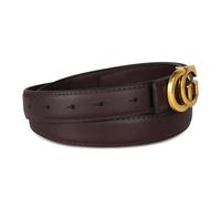 Aurolran Women's Leather Belt with Buckle - Ideal for Dresses, Jeans, and Coats, W079, 28-31 (Pant 6-10)