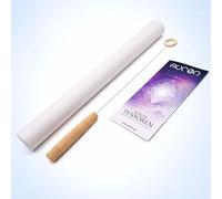 AURON Tensor Single-Handed Rod Cork Handle with Wooden Ring, 43 cm, Ultralight and Sensitive Only 17 g, Includes Transport Roll and Instructions, Handmade in Germany