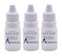 Auronna Car Fragrances (Pack of 3) * 10ml Oil Refill Scent Savage Air Freshener, Suitable For Car Diffuser, USB Diffusers, Candle Scented Making Wax Melts Diffuser Reed (Savage, 10ml (Pack of 3))