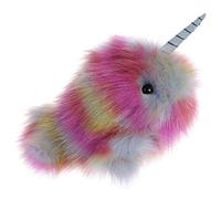 Aurora, 03501, Luxe Boutique, Neptune Narwhal, 10In, Soft Toy, Pink