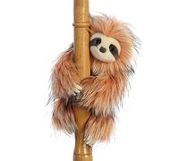 AURORA, 03506, Luxe Boutique, Skyler Sloth, 15In, Soft Toy, Peach