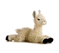 Aurora 12281 12-inch Flopsie Teddy Llama - Cream and Black