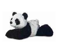 Aurora 12756 8-inch Flopsie Panda,Black and White