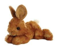 Aurora 8-inch Flopsie Rabbit, Brown