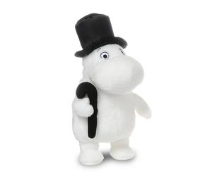 Aurora, 13204, Moomin Official Merchandise, Moominpappa, 6.5In, Soft Toy, Black and White
