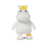 Aurora, 13205, Moomin Official Merchandise, Snorkmaiden, 6.5In, Soft Toy, White and Yellow