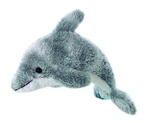 Aurora, 13272, Mini Flopsies Dorsey Dolphin, 8In, Soft Toy, Grey