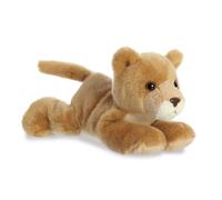 Aurora, 13285, Mini Flopsie Lioness, 8In, Soft Toy, Brown