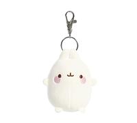 Aurora, 14223, Molang Key Clip, 4In, Soft Toy, White