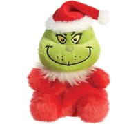 Aurora, 15591, The Grinch Official Merchandise Santa Palm Pal, Soft Toy, Red G