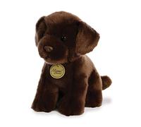 Aurora, 26379, MiYoni Chocolate Labrador, 11In, Soft Toy, Dark Brown