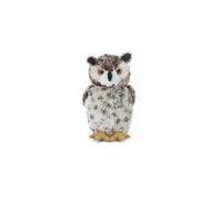 Aurora, 30535, Mini Flopsie Osmond Owl, 8In, Soft Toy, White and Brown