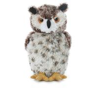 Aurora, 30535, Mini Flopsie Osmond Owl, 8In, Soft Toy, White and Brown, Medium