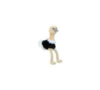 Aurora, 31191, Mini Flopsie Ozzi Ostrich, 8In, Soft Toy, Black and White