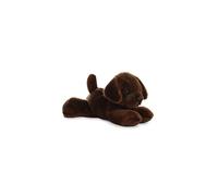 AURORA, 31257, Mini Flopsie Lil Lucky Chocolate Labrador, Soft Toy, Brown