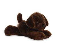 Aurora, 31257, Mini Flopsie Lil Lucky Chocolate Labrador, Soft Toy, Brown