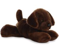 Aurora, 31257, Mini Flopsie Lil Lucky Chocolate Labrador, Soft Toy, Brown
