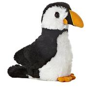 Aurora, 31331, Mini Flopsies Puffin, 8In, Soft Toy, (Black/White/Orange)