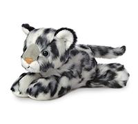 Aurora, 31367, Mini Flopsie Snow Leopard, 8In, Soft Toy, Black and White