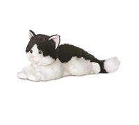 AURORA, 31420, Flopsies Oreo The Cat, 12In, Soft Toy, Black and White