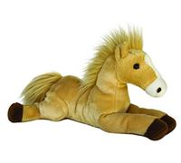 PLUSH HORSE AURORA FLOPSIE BUTTERSCOTCH HORSE 31475 CUDDLY SOFT TOY PONY