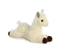 Aurora, 31744, Mini Flopsies Llama, 8In Cuddly Llama Soft Toy, White