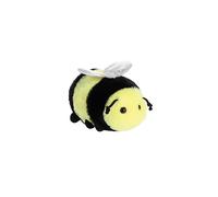 Aurora, 31858, Mini Flopsie Beeswax Bee, 8In, Eco-friendly soft toy, Black & Yellow