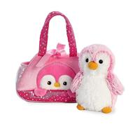 AURORA, 32832, Fancy Pal, Peek-A-Boo Penguin, 8In, Soft Toy, Pink