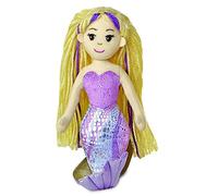 Aurora, 33044, Sea Sparkles Mermaid Serena, 10In, Soft Toy, Pink and Brown
