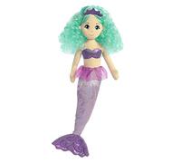 Aurora, 33204, Sea Shimmers Alexa The Mermaid, 18In, Soft Toy, (Aqua, Pink, Purple, Peach)