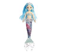 Aurora, 33348, Sea Sparkles Butterfly Mermaid, 18In, Soft Toy, Blue