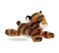 AURORA - 33400 - Shoulderkins Taylor Tiger Soft Toy -15cm - Orange - Fun Buddy that Can Go Everywhere with You - Perfect for Kids 1+ Year - Ideal for Birthdays, Gifts or any occasion