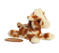 AURORA - 33404 - Shoulderkins Jules Giraffe Soft Toy - 15cm - Orange - Fun Buddy that Can Go Everywhere with You - Perfect for Kids 1+ Year - Ideal for Birthdays, Gifts or any occasion