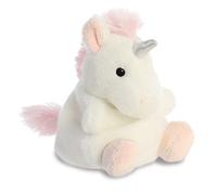 Aurora, 33482, Palm Pals Sassy Unicorn, 5In, Soft Toy, White & Pink