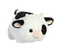 Aurora, 33555, Spudsters Tutie Cow 10In, Soft Toy, White & Black, 15 cm x 18 cm x 25 cm