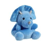Aurora, 33616, Palm Pals Tank Triceratops Dinosaur, 5In, Soft Toy, Blue