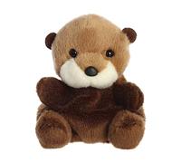 AURORA 33683, Palm pals Selena Sea Otter 5in, Soft Toy, Brown,Medium, 5In
