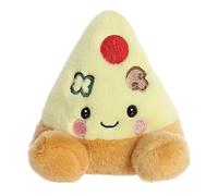 Aurora, 33688, Palm Pals Peppa Pizza, 5In, Soft Toy, Yellow & Brown