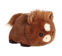 AURORA - 33837 - Spudsters Hudson Horse Soft Toy -24cm - Brown - Fun Collectable Plush for Kids and Adult Collectors - Perfect for Birthdays, Gifts or Any occasion