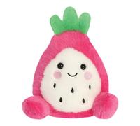 AURORA, 33871, Palm Pals Rhys Dragon Fruit, 13cm, Soft Toy, Pink & white