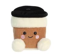AURORA, 33936, Palm Pals Essie Coffee Cup, 13cm, Soft Toy,White & Brown