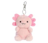 AURORA 34049, Palm Pals Ax Axolotl Clip-On, 10cm, Soft Toy, Pink