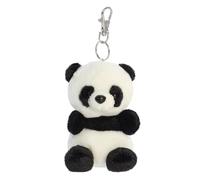 AURORA 34057, Palm Pals Bamboo Panda Clip-On, 10cm, Soft Toy, White & Black