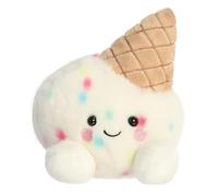 AURORA, 34075, Palm Pals Sprinkle Ice Cream 5In, Soft Toy, White & Brown