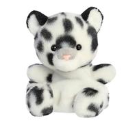 AURORA- 34078- Palm Pals Kaia Snow Leopard- 13cm- Soft Toy- White - Fun Collectable Plush for Kids and Adult Collectors - Perfect for Birthdays, Gifts or any occasion