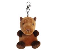 AURORA 34099, Palm Pals Sid Capybara Clip-On, 10cm, Soft Toy, Brown