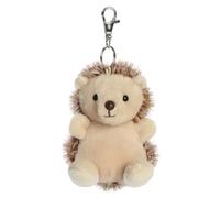 AURORA 34117, Palm Pals Hedgie Hedgehog Clip-On, 10cm, Soft Toy, Brown